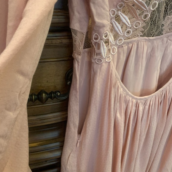 NWT $300 Free People Divine Mini Dress Rose Lace 4 - Picture 10 of 16